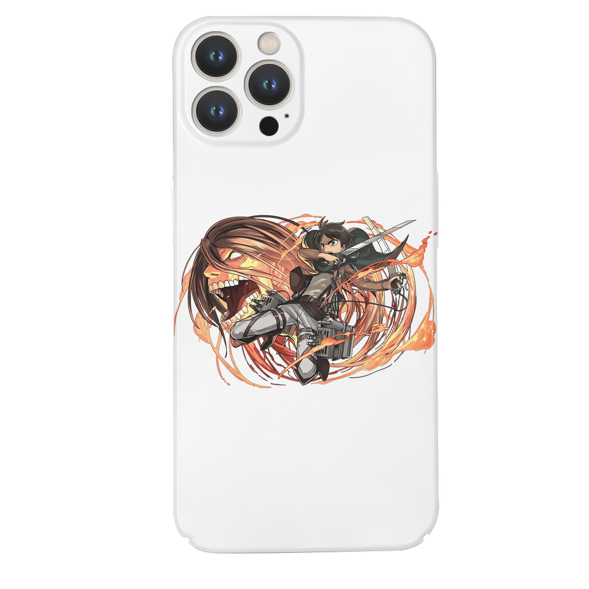 （画像用） 進撃の巨人 エレン･イェーガー Attack on Titan Eren Jäger 【iPhone 14シリーズ対応】ハードケース
